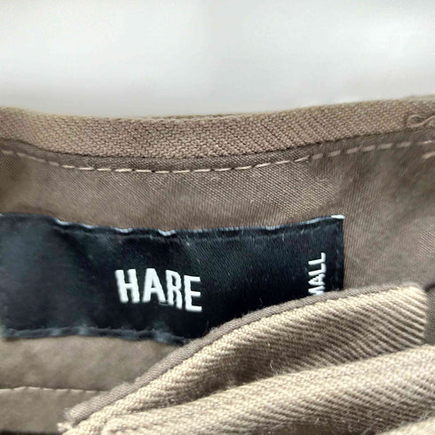 ハレ HARE 2タックスラックス ウエストベルト付き メンズ JPN:S