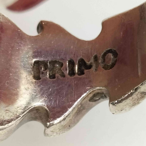PRIMO 925刻印 17号 ブラックキャッツアイシルバーリング メンズ 17号