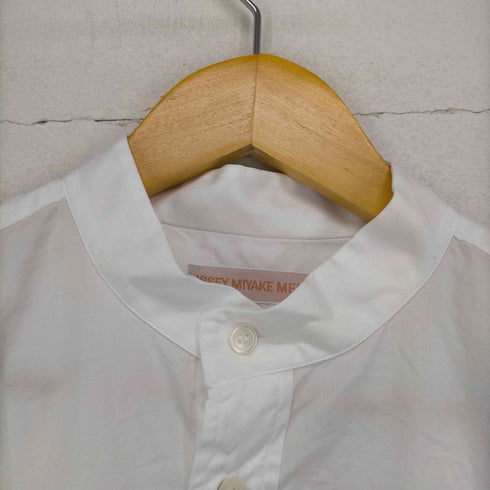 イッセイミヤケメン ISSEY MIYAKE MEN ノーカラーシャツ メンズ JPN:2