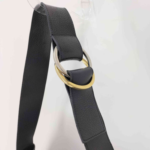 デクチュール de couture レザー メタルデザイン ショルダー バッグ レディース