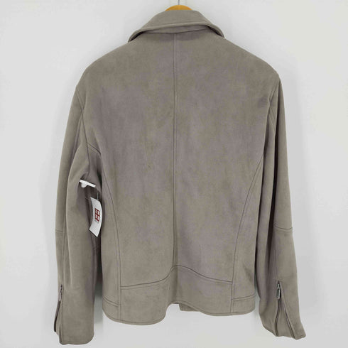 ザラ ZARA フェイクスエードライダースジャケット メンズ import:L