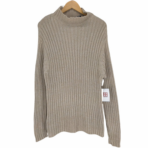 ギャップ Gap 00S ハイネックコットンケーブルニット メンズ import:M