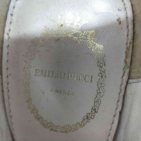 エミリオプッチ EMILIO PUCCI ヒールスタッズブーティ レディース 37 1/2