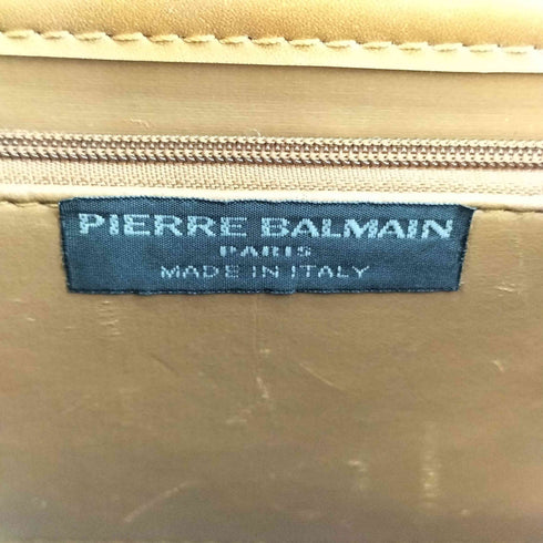 ピエールバルマン Pierre Balmain 2way オーストリッチ ショルダーバッグ レディース