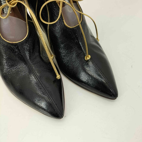エミリオプッチ EMILIO PUCCI エナメルブーティ レディース 37 1/2