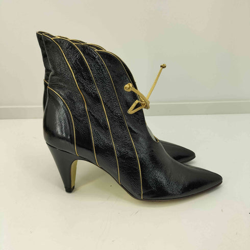 エミリオプッチ EMILIO PUCCI エナメルブーティ レディース 36 1/2