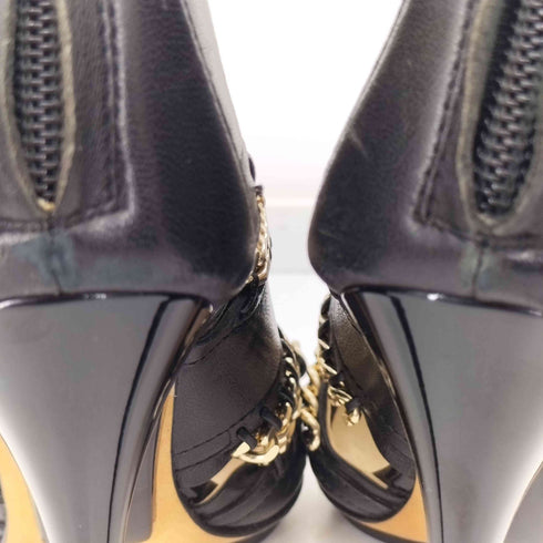 ジュゼッペザノッティデザイン GIUSEPPE ZANOTTI DESIGN ナッパレザー チェーン装飾 サンダル レディース EUR:35