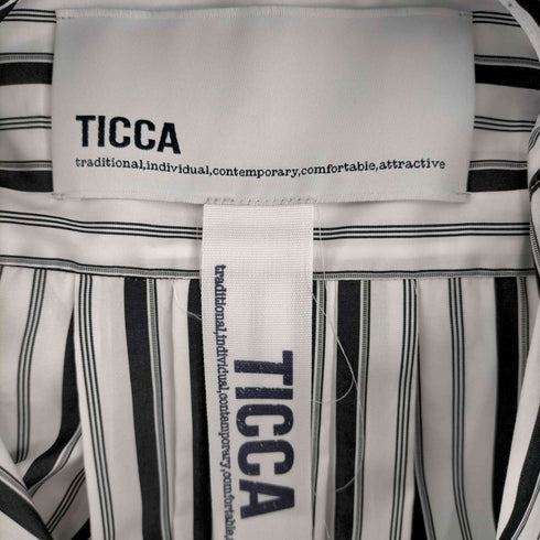 ティッカ TICCA 24SS スクエアビッグシャツワンピース レディース FREE