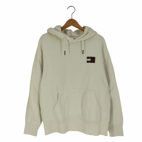 トミージーンズ tommy jeans ロゴ刺繍 プルオーバーパーカー メンズ import:L