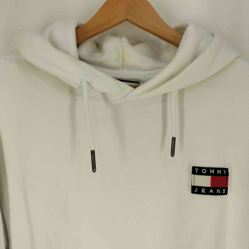 トミージーンズ tommy jeans ロゴ刺繍 プルオーバーパーカー メンズ import:L