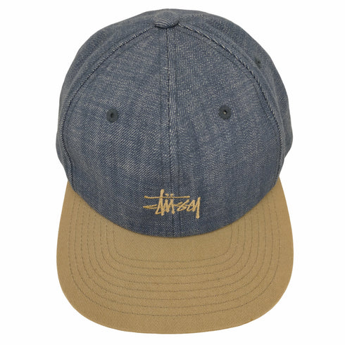 ステューシー Stussy SMOOTH DENIM STRAPBACK CAP メンズ