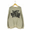 アジョバイアジョ AJOBYAJO Oversized Slogan Wool Knit Sweater クルーネックニット メンズ import:L