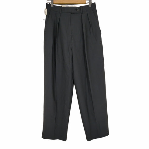 ザラ ZARA 23SS 2タックワイドスラックスパンツ レディース JPN:S