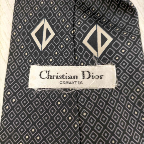 クリスチャンディオール Christian Dior ロゴマーク 総柄ネクタイ メンズ