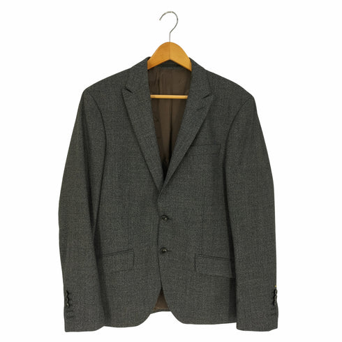 BERTONI travel suit ウールポリ 2B テーラードジャケット メンズ 48