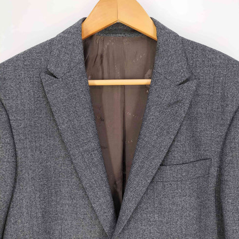 BERTONI travel suit ウールポリ 2B テーラードジャケット メンズ 48