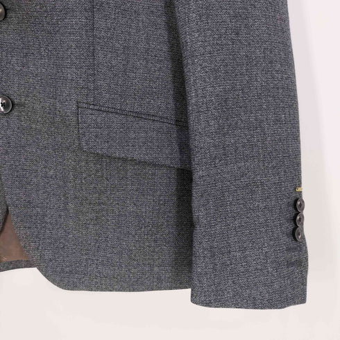BERTONI travel suit ウールポリ 2B テーラードジャケット メンズ 48