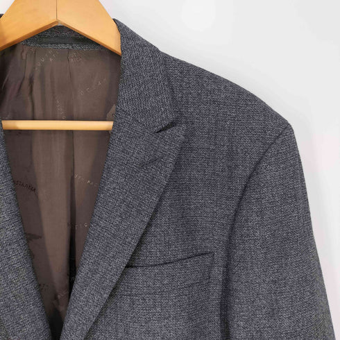 BERTONI travel suit ウールポリ 2B テーラードジャケット メンズ 48
