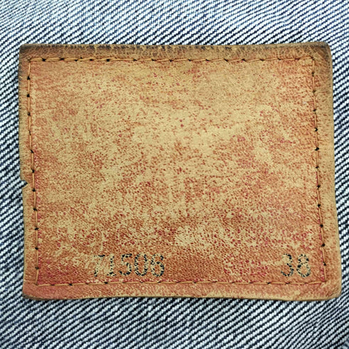 リーバイス Levis 90S 日本製 70506 XX 1ST ビッグE ボタン裏J02刻印 デニム ジャケット 均等V メンズ 38