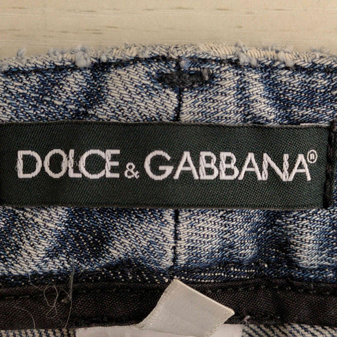 ドルチェアンドガッバーナ DOLCE&GABBANA Y2K 背面プレート ダメージ ローライズ スキニーデニム レディース 38