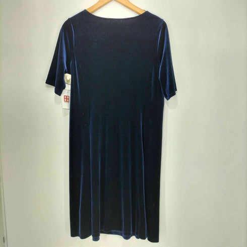 ランズエンド LANDS END ベロア ドレス ワンピース レディース JPN:XL