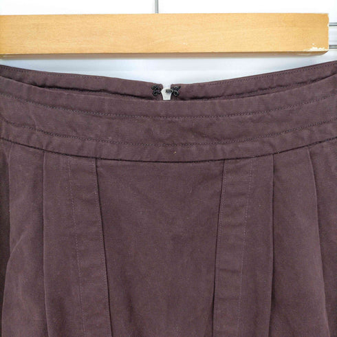 ドリスヴァンノッテン DRIES VAN NOTEN 2タック 後染め コットンタイトスカート レディース 36
