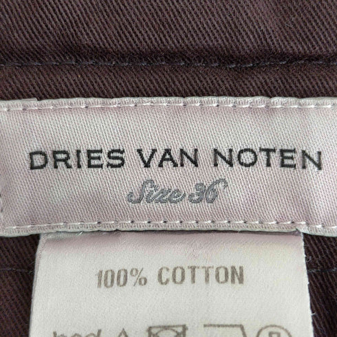 ドリスヴァンノッテン DRIES VAN NOTEN 2タック 後染め コットンタイトスカート レディース 36