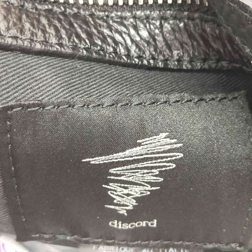 ディスコード ヨウジヤマモト discord Yohji Yamamoto 18SS 麦わらレザー切替ショルダーバッグ ワンショルダーバッグ レディース