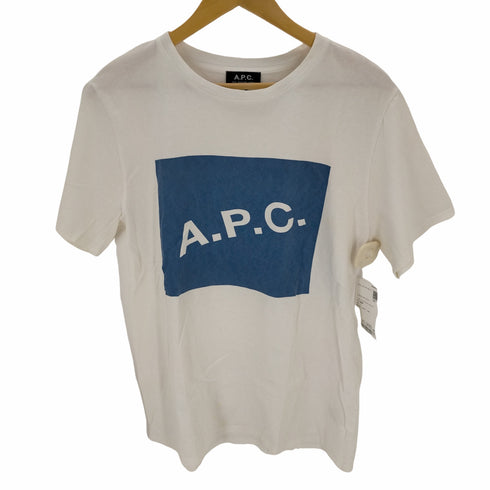 アーペーセー A.P.C. ロゴプリントクルーネック メンズ