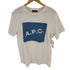 アーペーセー A.P.C. ロゴプリントクルーネック メンズ