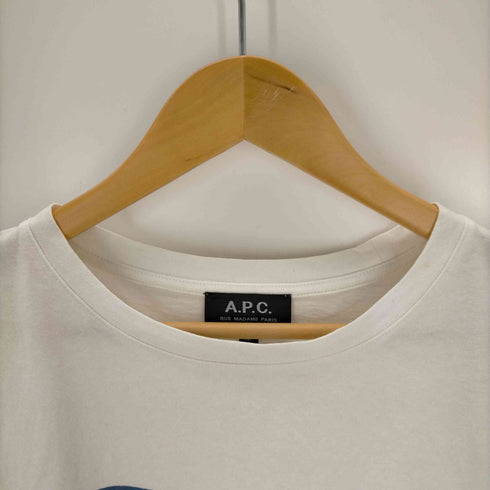 アーペーセー A.P.C. ロゴプリントクルーネック メンズ