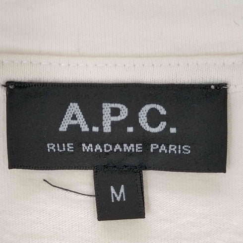 アーペーセー A.P.C. ロゴプリントクルーネック メンズ
