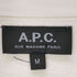 アーペーセー A.P.C. ロゴプリントクルーネック メンズ