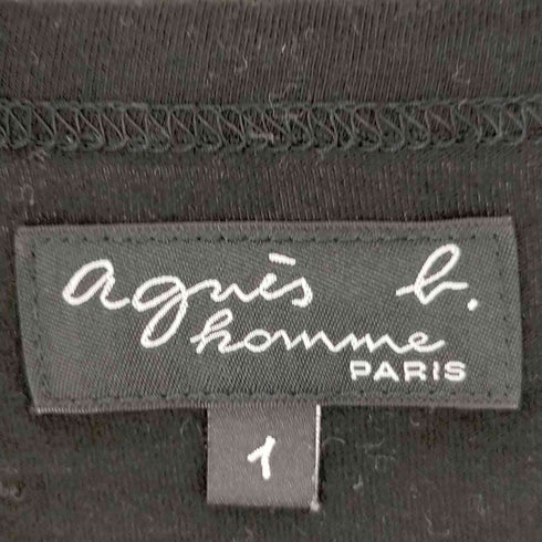 アニエスベーオム Agnes b.homme ロゴクルーネックTシャツ メンズ JPN:1