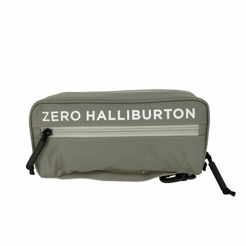 ゼロハリバートン ZERO HALLIBURTON ロゴプリント リップストップ ポーチ メンズ