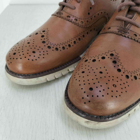 コールハーン COLE HAAN ZERO GRAND ゼログランド ウィングチップ オックスフォード レザーシューズ メンズ 7W