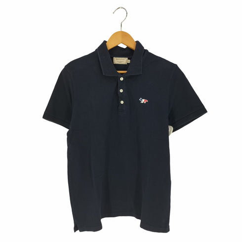 メゾンキツネ maison kitsune TRICOLOR FOX PATCH CLASSIC POLO トリコロールフォックスパッチ クラシック ポロシャツ メンズ import:S