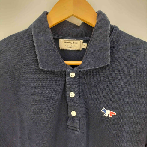 メゾンキツネ maison kitsune TRICOLOR FOX PATCH CLASSIC POLO トリコロールフォックスパッチ クラシック ポロシャツ メンズ import:S
