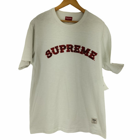 シュプリーム Supreme 20AW Plaid Applique S/S Top メンズ import:L