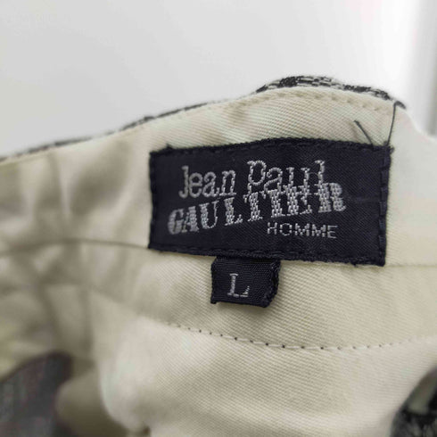 ジャンポールゴルチエオム Jean Paul GAULTIER HOMME 花柄 2タックジャガードスラックス メンズ JPN:L