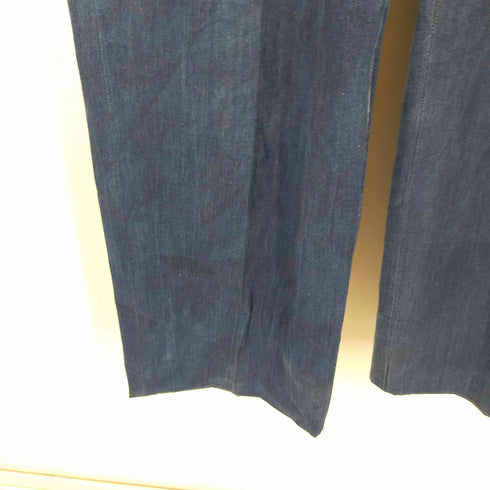 コムデギャルソンオム COMME des GARCONS HOMME 80s デカオム タックセンタープレススラックス インディゴ メンズ JPN:S