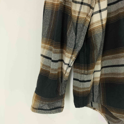 ゴールド gold NEL CHECK BIG SHIRT メンズ JPN:S