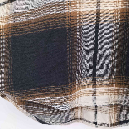 ゴールド gold NEL CHECK BIG SHIRT メンズ JPN:S