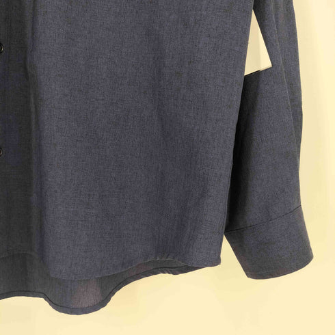 アイテムズ アーバンリサーチ ITEMS URBAN RESEARCH 衿コーデュロイ ポリツイルシャツ メンズ JPN:L