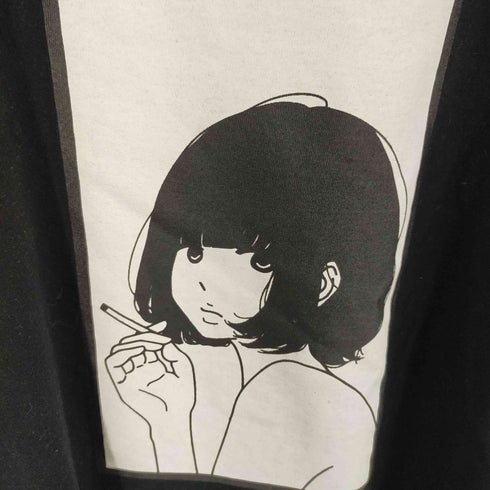 ユナイテッドアスレ UNITED ATHLE イラストレーターコラボ ガールプリントS/S TEE メンズ JPN:XL