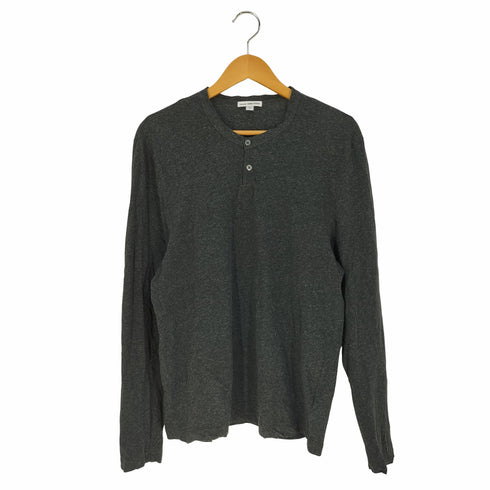 ジェームスパース JAMES PERSE USA製 ストレッチ ヘンリーネックTシャツ メンズ 2
