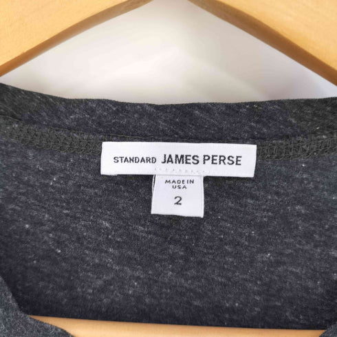 ジェームスパース JAMES PERSE USA製 ストレッチ ヘンリーネックTシャツ メンズ 2