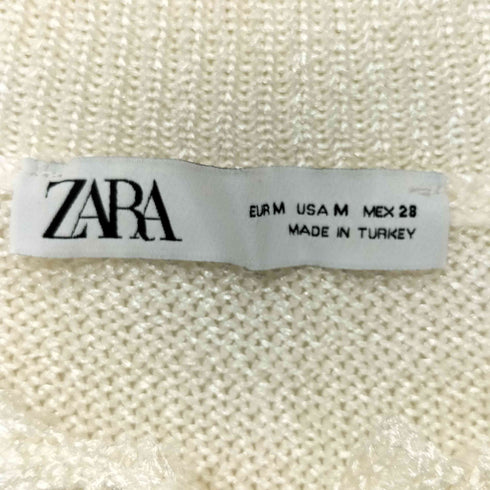ザラ ZARA シェルボタンニットカーディガン レディース JPN:M