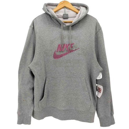 ナイキ NIKE コットン フロッキープリント プルオーバー メンズ JPN:L