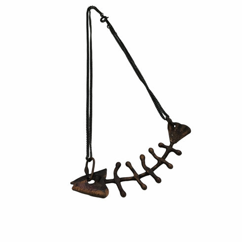 無刻印 魚の骨ネックレス フィッシュボーン レディース